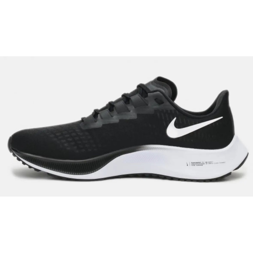Nike Air Zoom Pegasus 37 black white sneaker shoes running - Picture 2 of 2